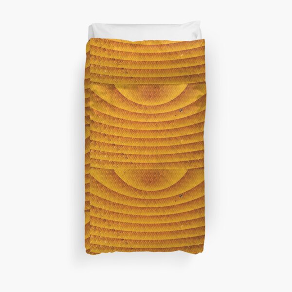 "Woven Harakeke" - Woven Manuka Duvet Cover