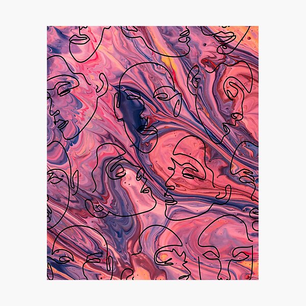 Abstralt face Photographic Print