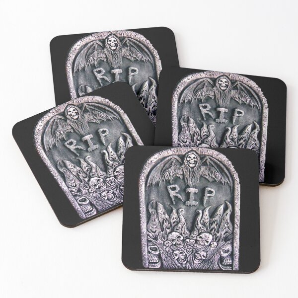 Item preview,  RIP Reaper Mirror Tombstone. designed and sold by EspDzines.