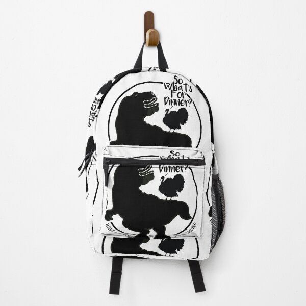 Item preview, Dinosaur And Turkey Thanksgiving | So What's For Dinner? designed and sold by GravitiTees.