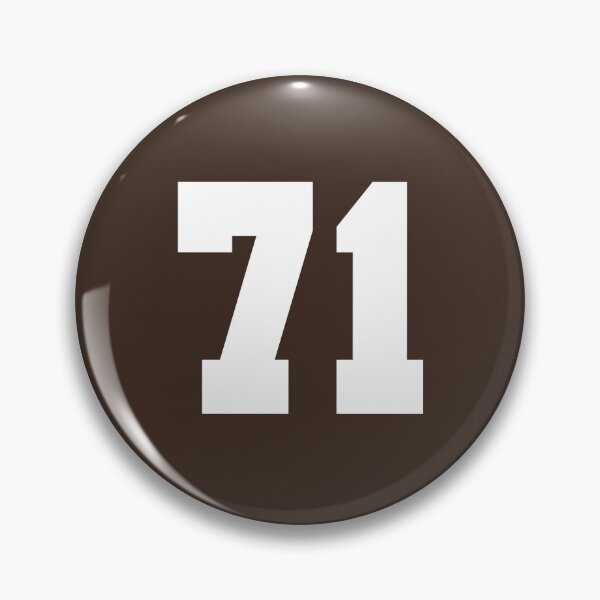 Item preview, 71 Number Cleveland Sports Seventy-One Brown Jersey designed and sold by HelloFromAja.