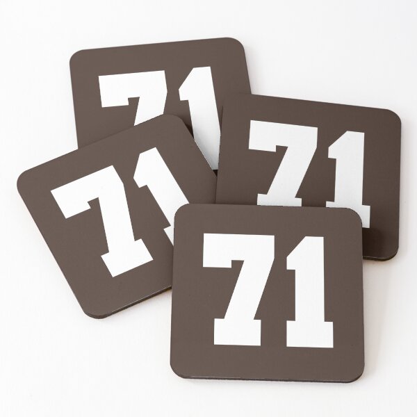 Item preview, 71 Number Cleveland Sports Seventy-One Brown Jersey designed and sold by HelloFromAja.