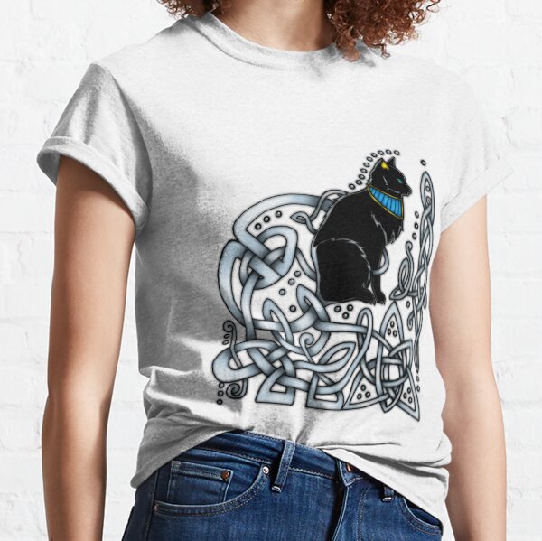 Celtic/Egyptian Cat Classic T-Shirt