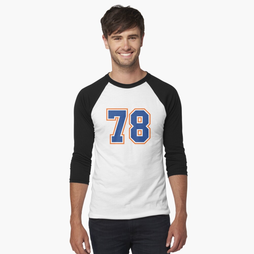 Seventy-Eight Purple Jersey Number Sports 78 | Sticker