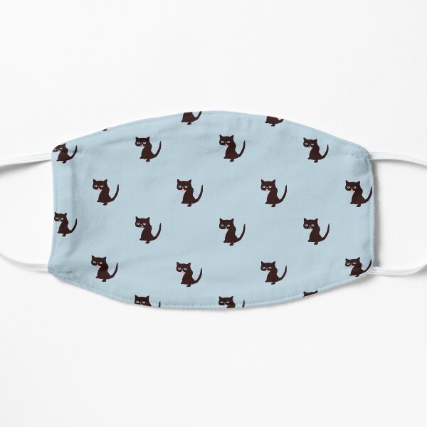 black cats pattern Mask