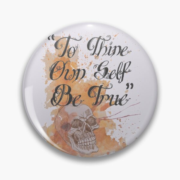 Item preview, "To Thine Own Self Be True" (with background) - Polonius' Sage Advice, A Cautionary Tale! designed and sold by ESIKCreates.