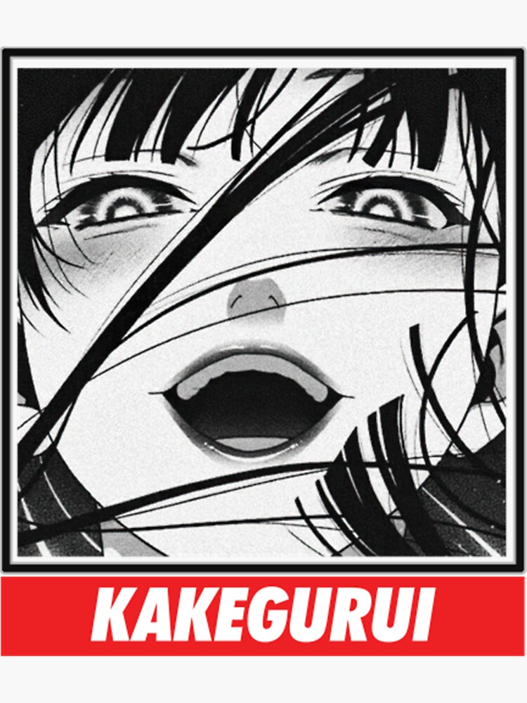 Kakegurui Anime Sticker - Kakegurui Anime Manga - Discover & Share GIFs