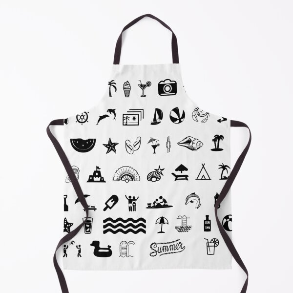 Item preview, summer beach icons designed and sold by nature scenerys.