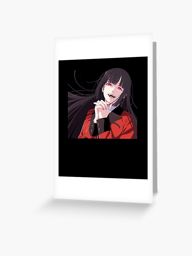 Kakegurui - Yumeko Jabami cards anime Greeting Card for Sale by