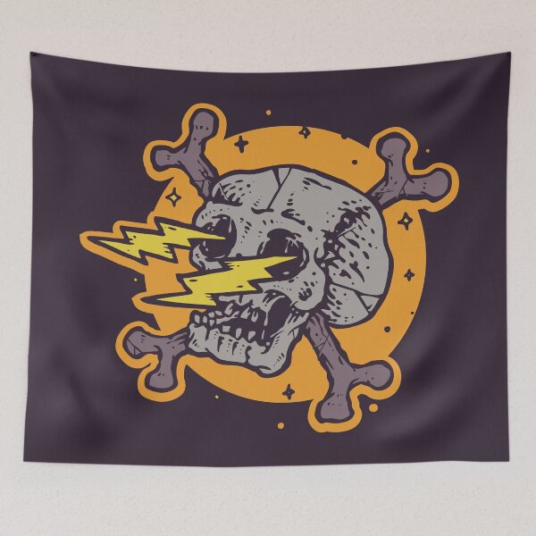 Item preview, Lightning And Thunder Super Skull  designed and sold by Vector Scout Lab.