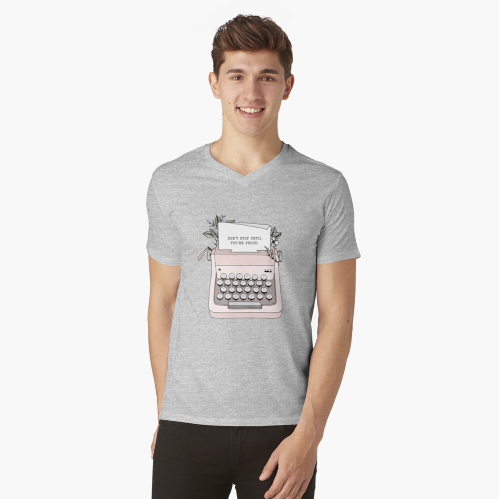 Aperçu de l'œuvre T-shirt col V créée et vendue par barlena.