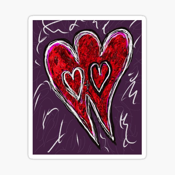 Two Hearts in Love Sticker
