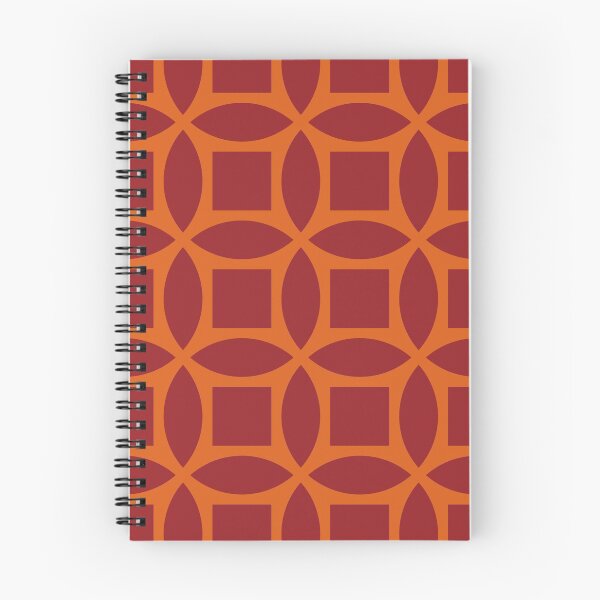 Item preview, Geometric Pattern: Intersect Square: Blood Orange designed and sold by Red Wolf.
