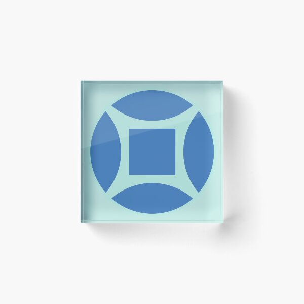 Item preview, Geometric Pattern: Intersect Square: Skyline designed and sold by Red Wolf.
