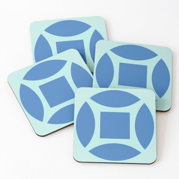 Item preview, Geometric Pattern: Intersect Square: Skyline designed and sold by Red Wolf.