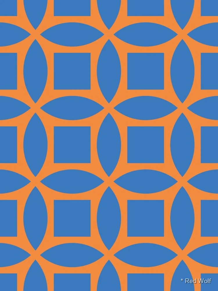 Thumbnail 4 of 4, iPhone Case, Geometric Pattern: Intersect Square: Sunset Dramatica designed and sold by Red Wolf.