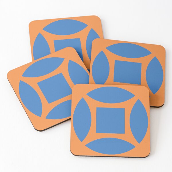 Item preview, Geometric Pattern: Intersect Square: Sunset Dramatica designed and sold by Red Wolf.