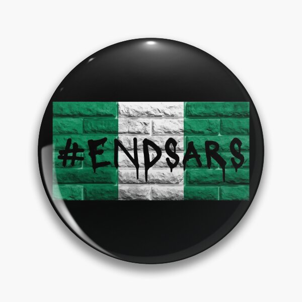 Item preview, End Sars, #endsars, Anti Sars, Nigeria Police Brutality Flag Design designed and sold by Gramsta.