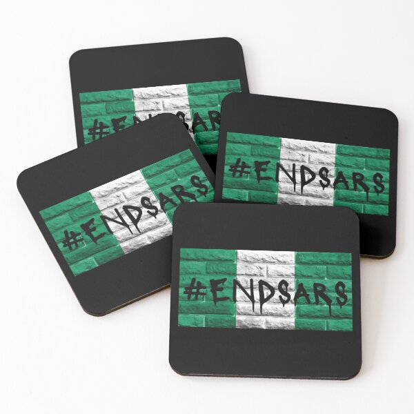 Item preview, End Sars, #endsars, Anti Sars, Nigeria Police Brutality Flag Design designed and sold by Gramsta.