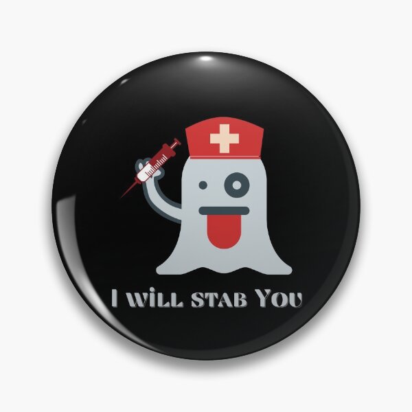 Item preview, Funny Cardiac Nurses Halloween I Will Stab You designed and sold by Gifty-Designs.
