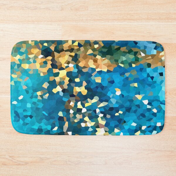 Item preview, Crystallised Waterfall In Gold and Turquoise designed and sold by Jenie Yolland.