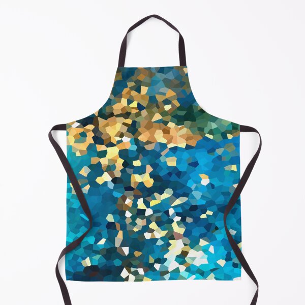 Item preview, Crystallised Waterfall In Gold and Turquoise designed and sold by Jenie Yolland.