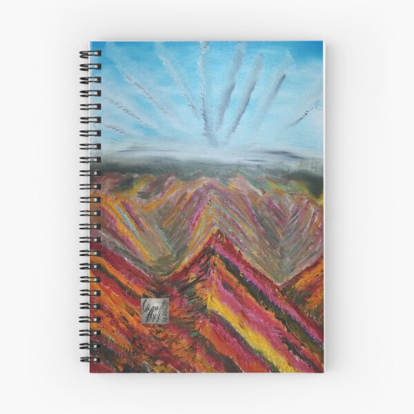 Item preview, Rainbow Mountains, Mountain, Nature, Colorful, Oil Painting, Landscape designed and sold by CiliannArt.