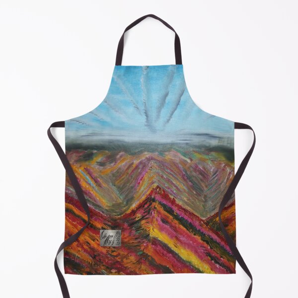 Item preview, Rainbow Mountains, Mountain, Nature, Colorful, Oil Painting, Landscape designed and sold by CiliannArt.