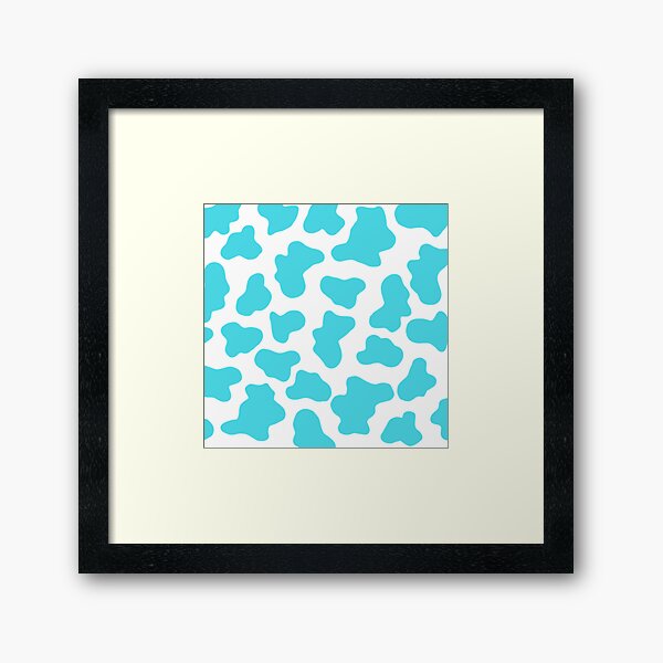 Item preview, blue moo print |cow aesthetic  designed and sold by purvigujar.