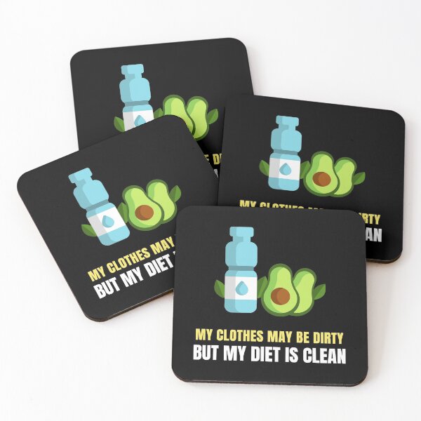 Item preview, Dirty Laundry, Clean Diet – Avocado Water Hydration Guacamole Healthy designed and sold by The Green Corner.
