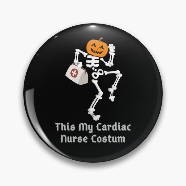 Item preview, Funny This My Cardiac Nurse Custome Pumpkin Skeleton designed and sold by Gifty-Designs.