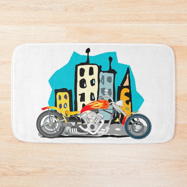 Item preview, Easy Rider Motorbike with City Background designed and sold by luvvvvvit.