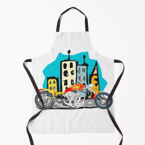 Item preview, Easy Rider Motorbike with City Background designed and sold by luvvvvvit.