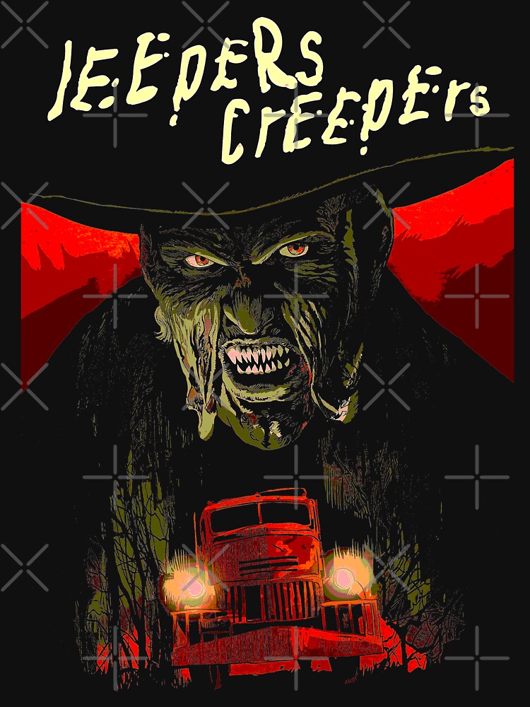 "Jeepers Creepers (Black)" Tshirt by LostDeimos Redbubble