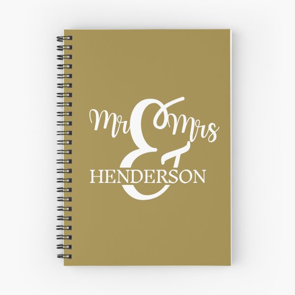 Item preview, Mr & Mrs HENDERSON | GOLD designed and sold by yourscotborders.