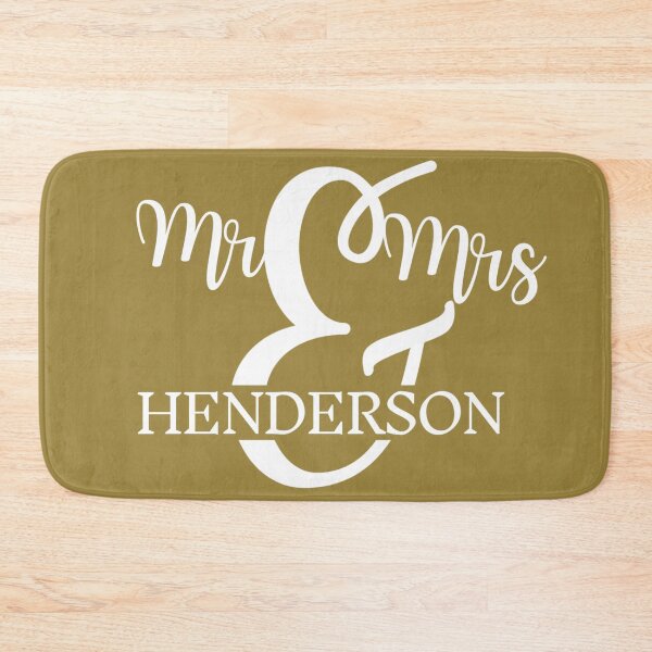 Item preview, Mr & Mrs HENDERSON | GOLD designed and sold by yourscotborders.