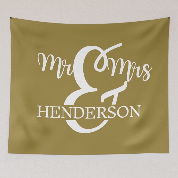 Item preview, Mr & Mrs HENDERSON | GOLD designed and sold by yourscotborders.