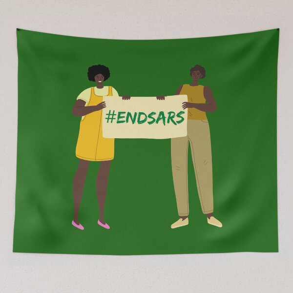 Item preview, End Sars, #endsars, Anti Sars, Nigeria Police Brutality Women Design designed and sold by Gramsta.