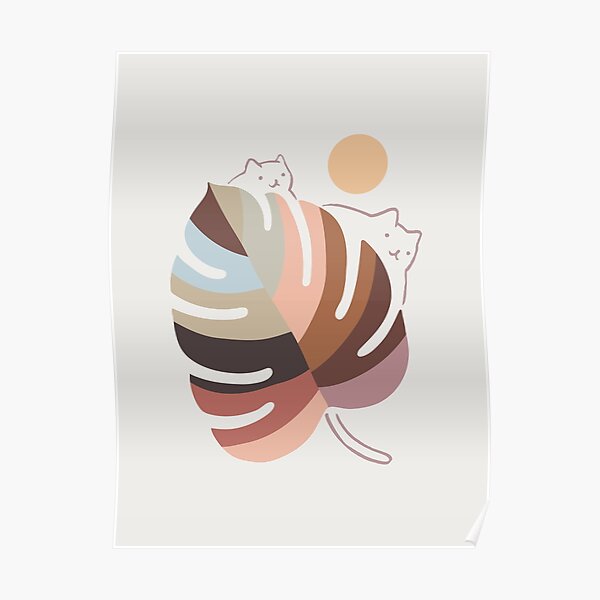 Cat Landscape 76 Poster
