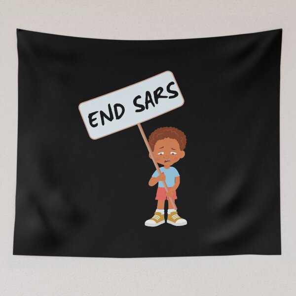 Item preview, End Sars, #endsars, Anti Sars, Nigeria Police Brutality Boy Design designed and sold by Gramsta.