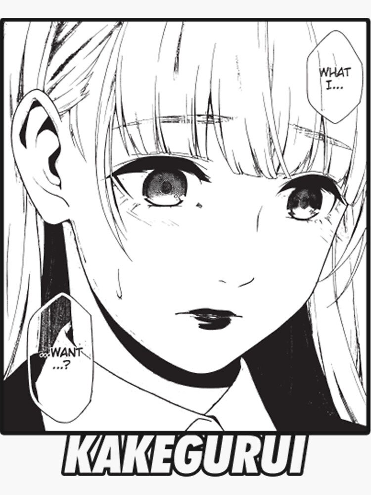 Kakegurui Anime Sticker - Kakegurui Anime Manga - Discover & Share