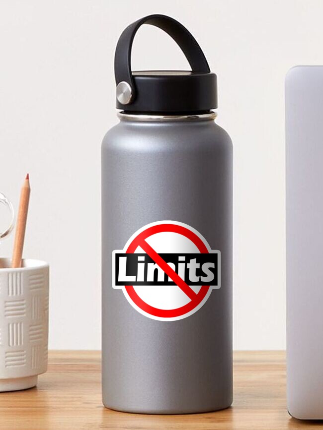 Thumbnail 1 of 3, Sticker, No Limits - Never Ending designed and sold by notstuff.