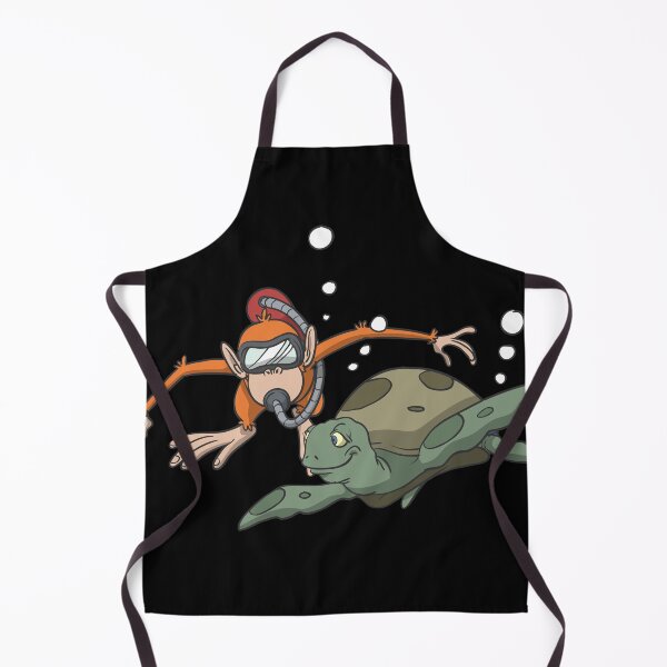Item preview, Diving sea turtle designed and sold by Monkey Ful.