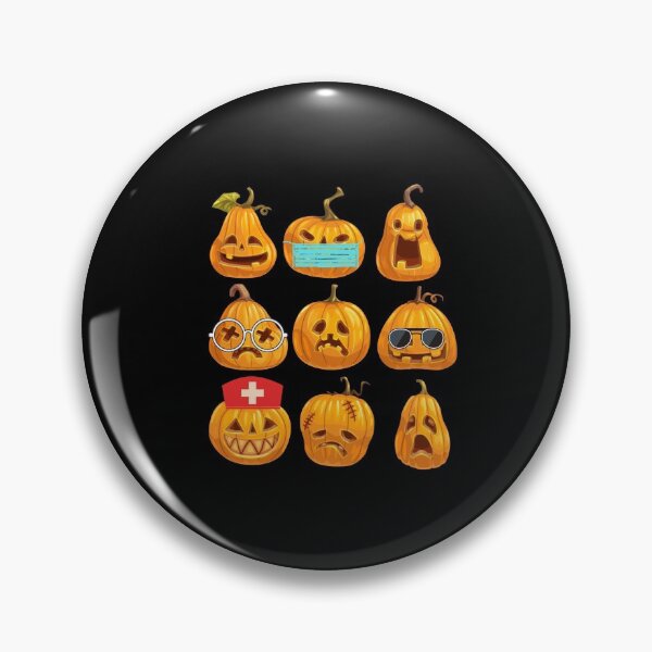 Item preview, Funny Cardiac Nurse Emoji Pumpkin  designed and sold by Gifty-Designs.