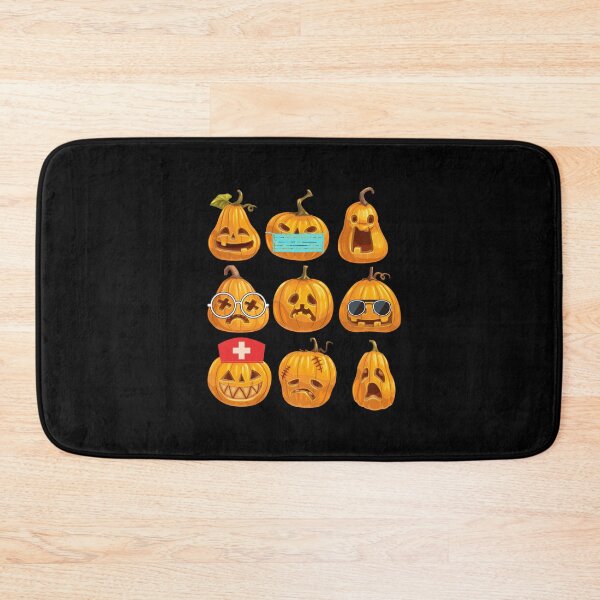Item preview, Funny Cardiac Nurse Emoji Pumpkin  designed and sold by Gifty-Designs.