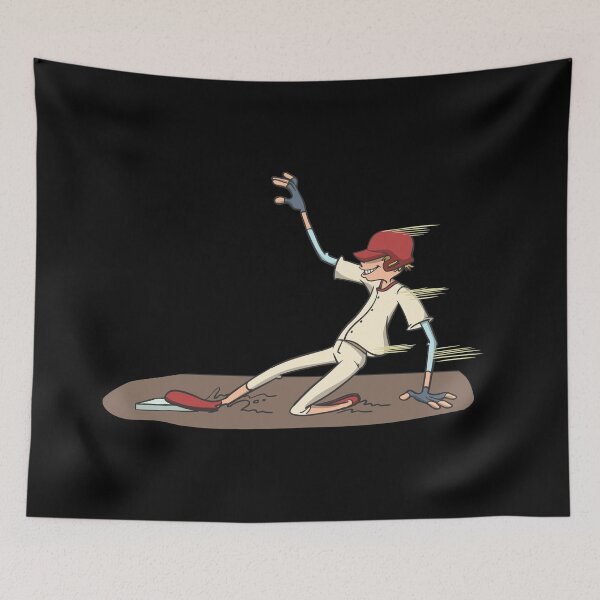 Item preview, Baseball runner at the base designed and sold by Monkey Ful.