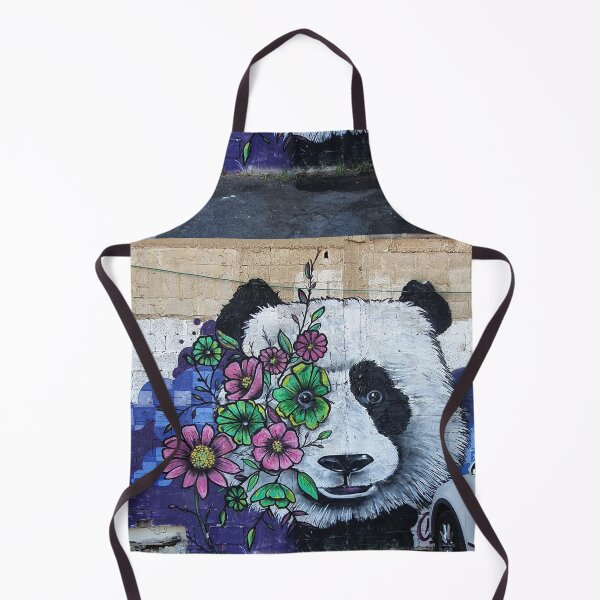 Item preview, Graffiti Street art ,Panda with flowers designed and sold by MyStreetArts.