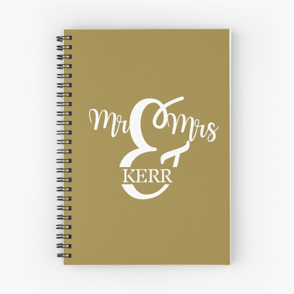 Item preview, Mr & Mrs KERR | GOLD designed and sold by yourscotborders.