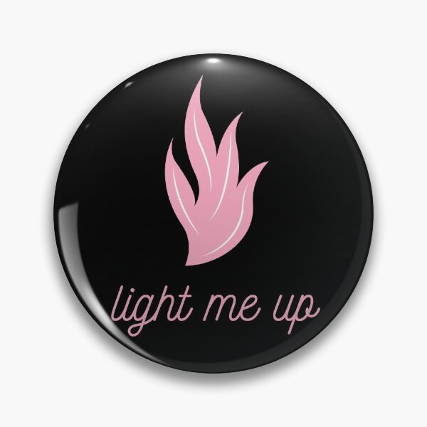 Item preview, The Pretty Reckless Pastel Pink Flame Witch Light Me Up  designed and sold by Dani Mullins.