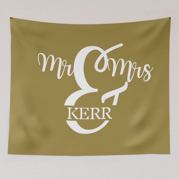 Item preview, Mr & Mrs KERR | GOLD designed and sold by yourscotborders.